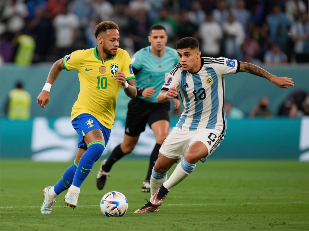 例如，在对阵阿根廷的比赛中，内马尔与罗德